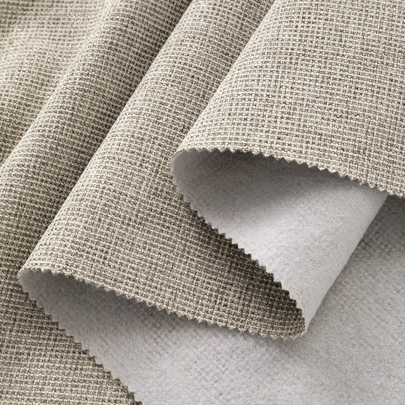 Picture of Waffle Chenille Fabric Factory Ready Stock Imitation Cotton and Linen Tablecloth Luggage Handicraft Engineering Cloth
