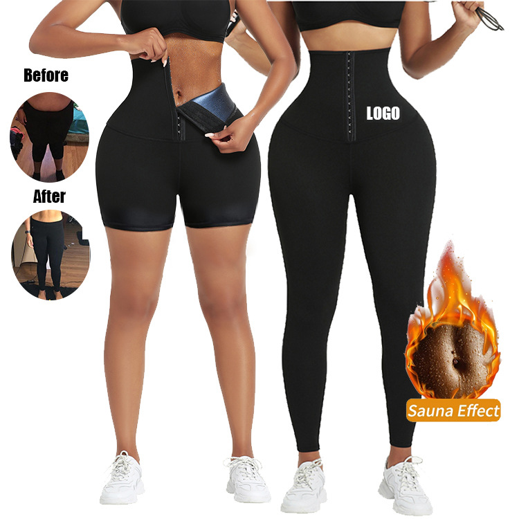 Cross-Border Trade Sweat Pants with Button Closure, Tummy Control Pants, Butt-Lifting Fitness Sweat Suit, Running Sports High-Waisted Yoga Pants for Women