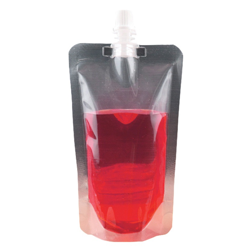 Soybean Milk Bag Disposable Chinese Medicine Liquid Packaging Bag Take-out Soup Bag Beverage Soft Water Bag Transparent Self-supporting Suction Mouth Bag