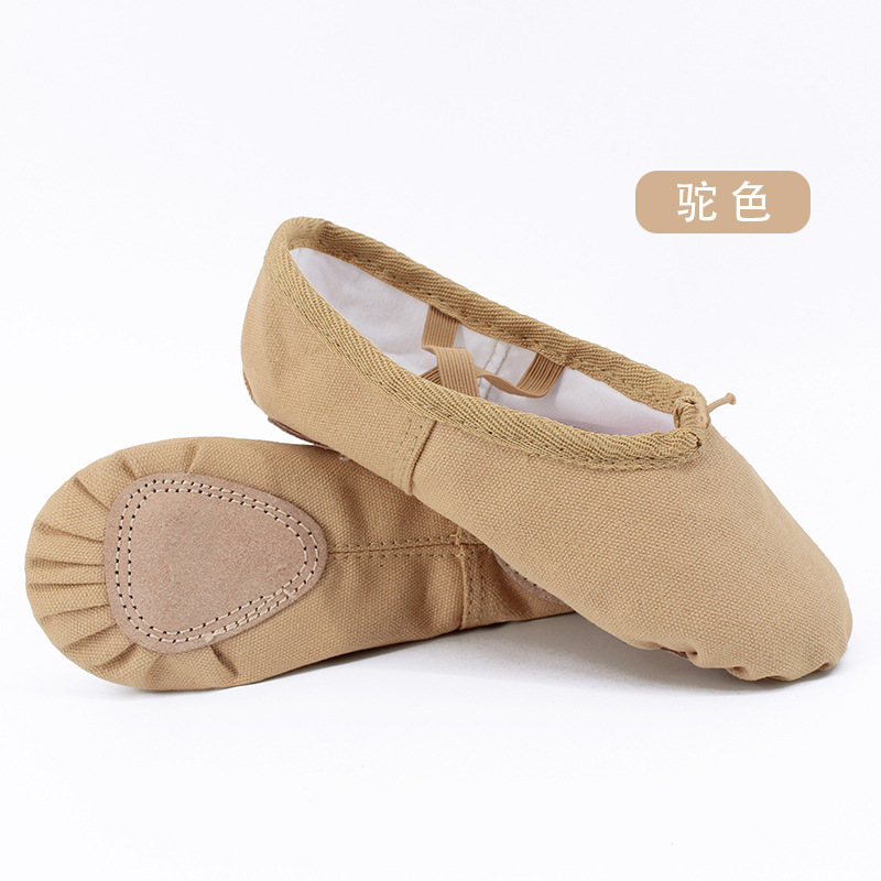 Picture of Children's Dance Shoes, Soft-Soled Girls' Ballet Shoes, Adult Practice Shoes, Yoga Shoes, Cloth-Toe Cat Claw Dance Shoes Wholesale