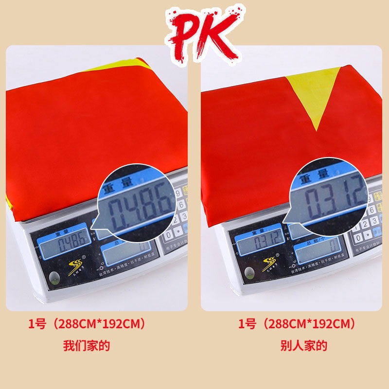 Picture of Factory wholesale thickened No.1, No.2, No.3, No.4, No.5, No.6 red flag wholesale flag high quality flag outdoor