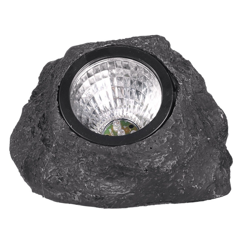 Solar lamp garden lamp outdoor simulation stone lamp outdoor garden lawn decoration LED waterproof spotlight