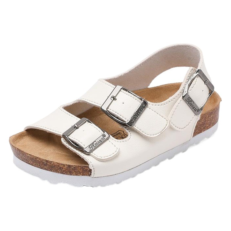 2025 Ruizu Spring and Summer Children's Cork Sandals Boys Parent-child Sandals and Slippers Girls Breathable Beach Shoes Casual