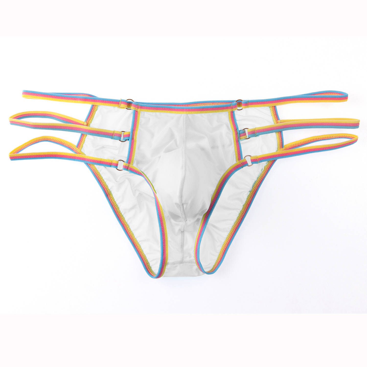 Picture of Foreign trade Men's sexy pants low waist Men's Ice Silk sexy small triangle mini underwear men's triangle underwear B887