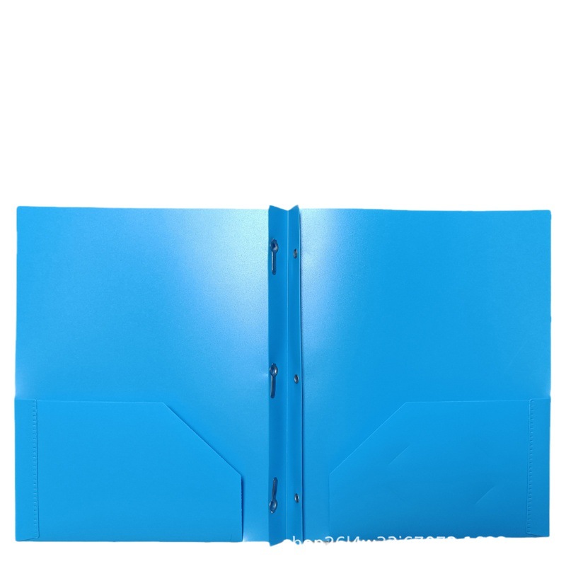 PP pole folder double bag folder plastic file bag office storage folding folder Dongguan factory wholesale