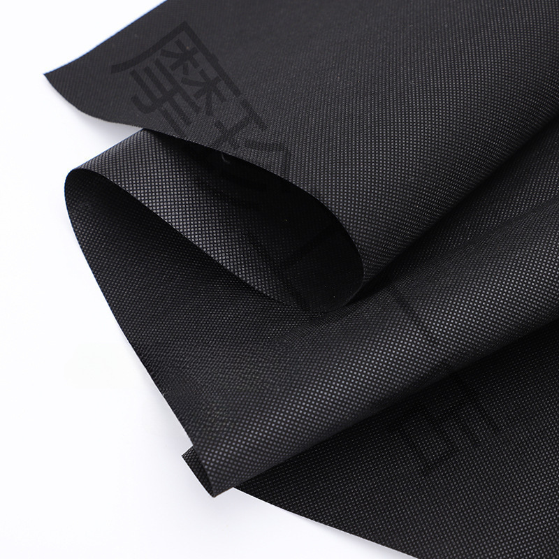 Picture of Black Non-Woven Fabric Roll Background Cloth Dustproof Cloth Flower Box Lining Seedling Sofa Bottom Cloth Waterproof Cloth See Description