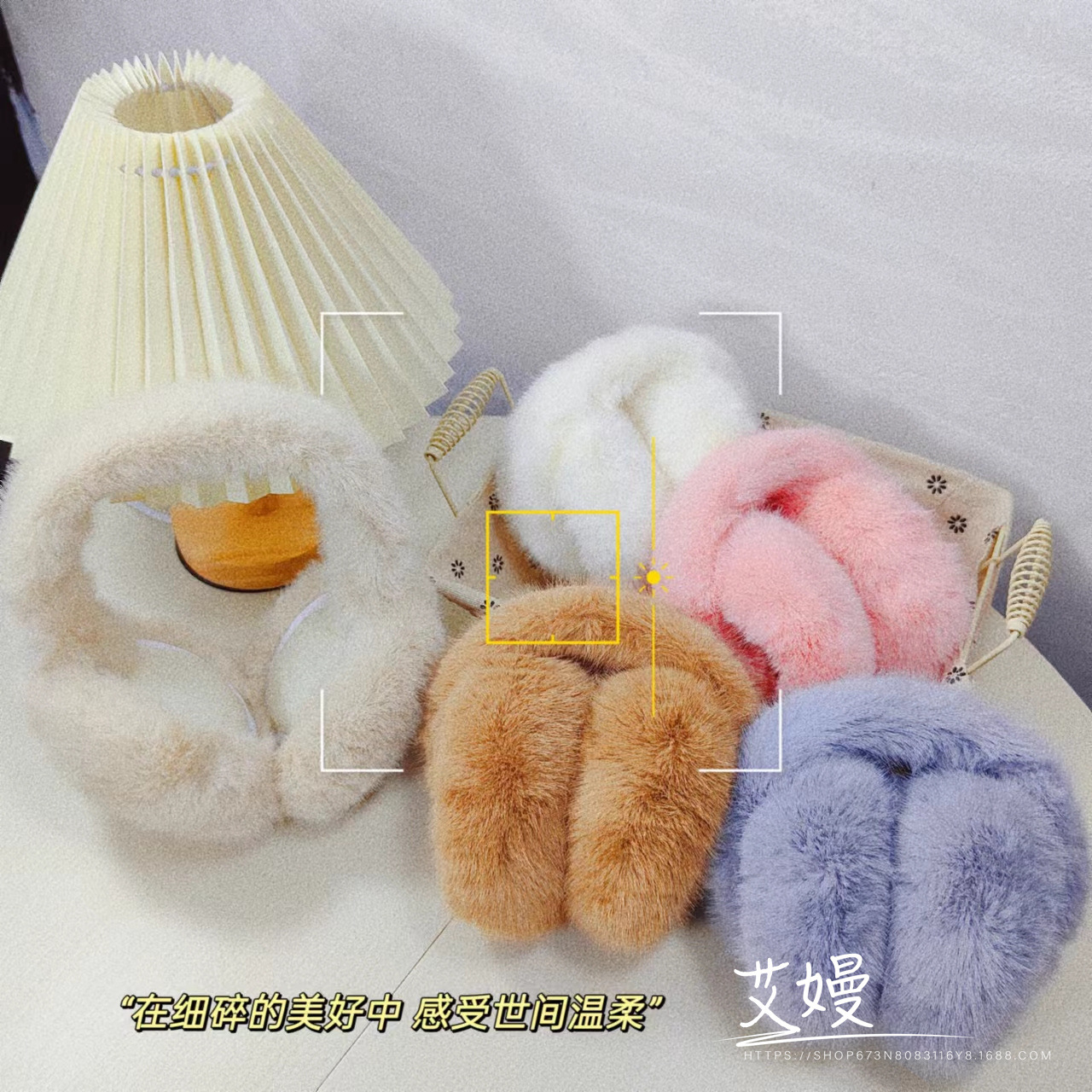 Picture of Earmuffs Women's Winter Warm Earmuffs Earmuffs Earmuffs Cycling Anti-freeze Ear Protection Thickened Plush Students All-match Cold-proof Ear Warming