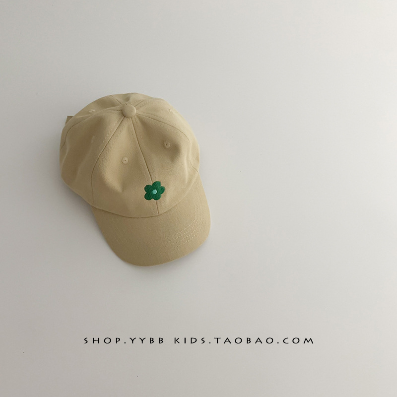 Picture of Children's Hat Spring and Autumn New All-match Cute Little Flower Baby Cap Winter Windproof Baseball Cap Trendy for Boys and Girls