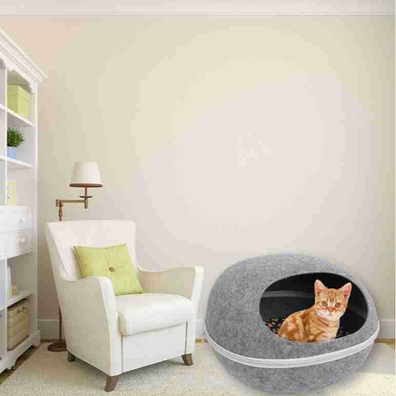 Universal for All Seasons, Removable and Washable Felt Nest, Cat Nest, Egg Nest, Semi-Enclosed, Supports Drop Shipping of Cross-Border Pets