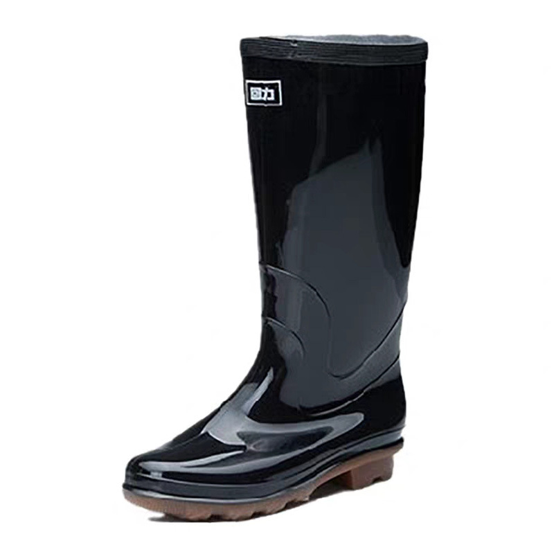 Picture of Pull-Back Rain Boots, Women's Shoes, Water Shoes, High-Top Shoes, Rain Boots, Tendon Soles, Waterproof, Non-Slip Labor Protection Shoes, Light and Comfortable Shoes 513