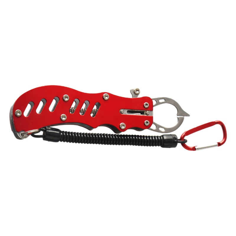 Aluminum alloy multi-function fish control device does not hurt fish fish lifting device fish control fish control pliers control large objects miss rope Road clamp