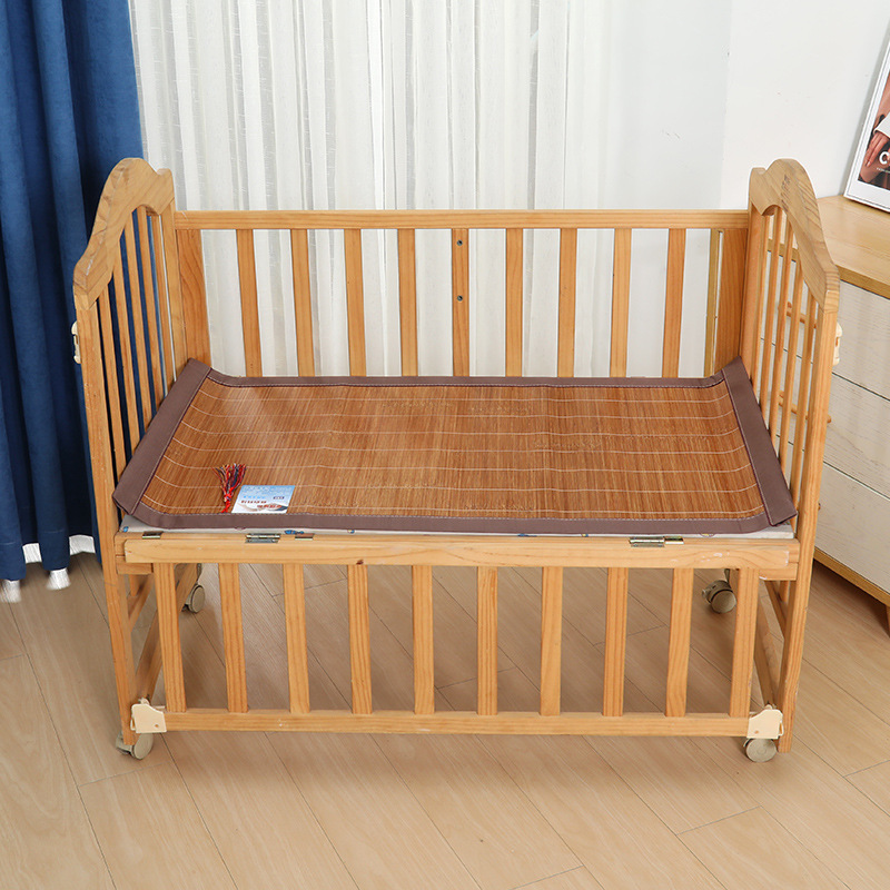Picture of Factory wholesale carbonized bamboo mat double-sided mat children's kindergarten nap mat student dormitory single bed mat