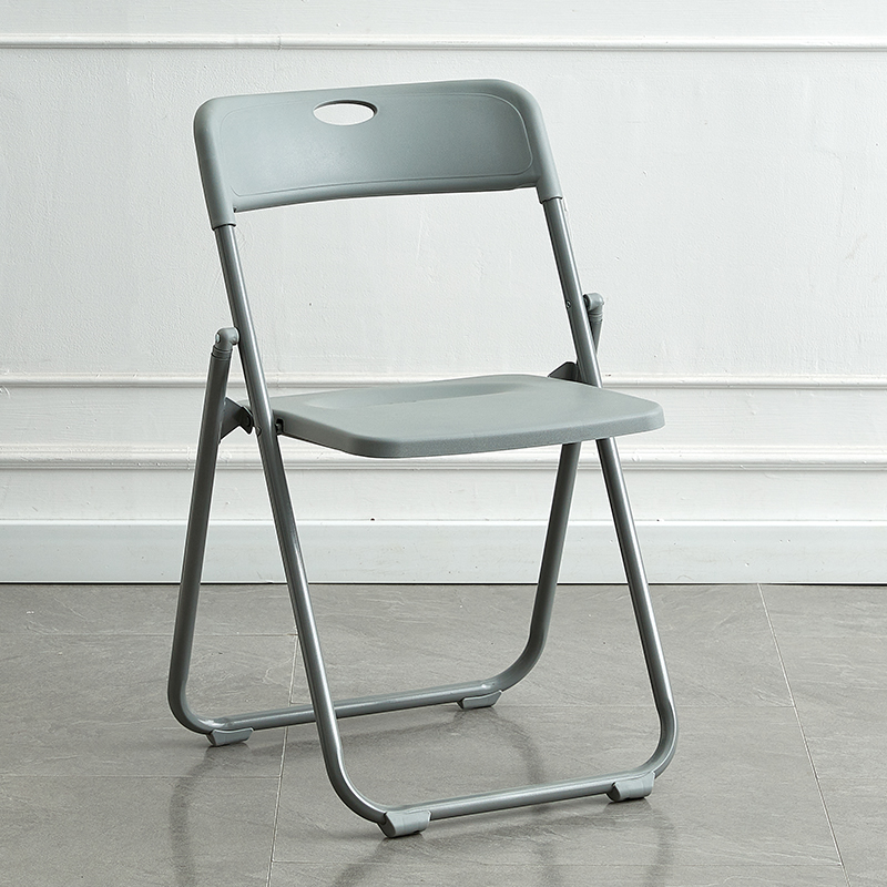 Picture of Folding chair home simple modern plastic photo chair dormitory office meeting training outdoor backrest chair stool