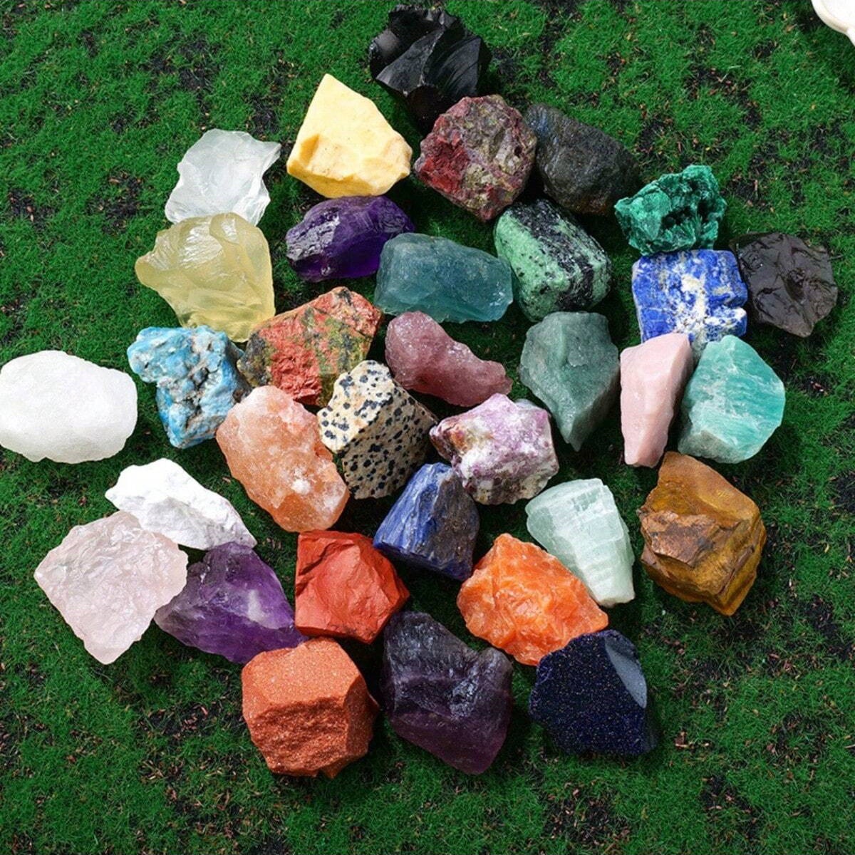 Picture of Manufacturer Supplies Various Strange Stones Teaching Collections Ornamental Stones DIY Various Colors and Sizes Strange Stones