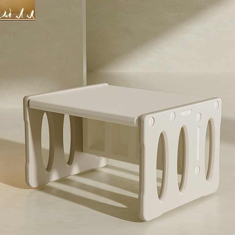 Picture of Playing Beautiful Bear Children's Writing Table and Chair Set Baby Multifunctional Toy Learning Table Kindergarten Early Education Game Desk