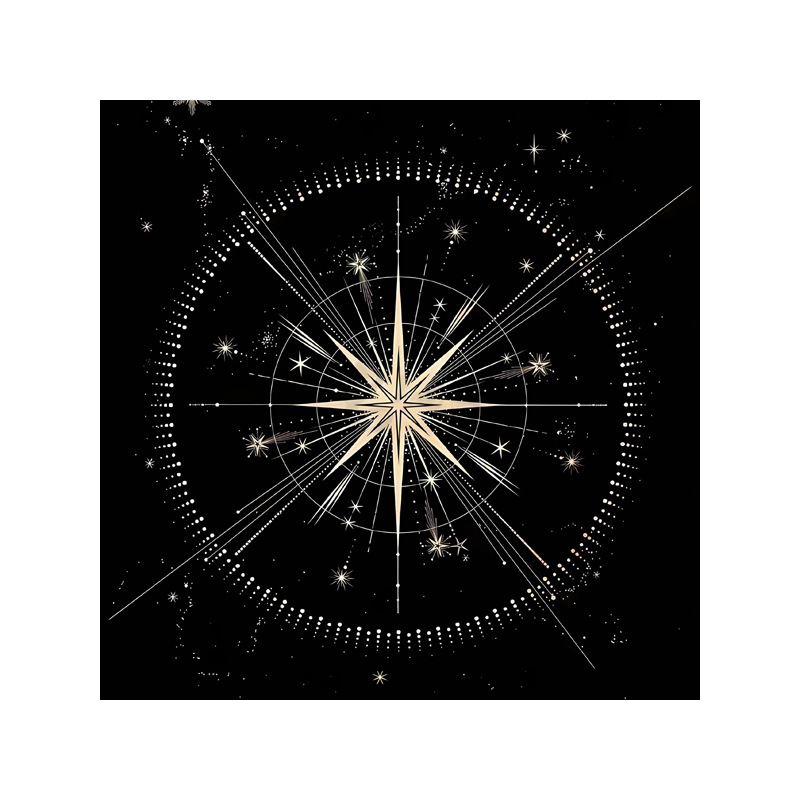 Picture of 60 × 60 small size tablecloth bedroom living room study decorative tapestry cross-border hot selling background wall hanging canvas