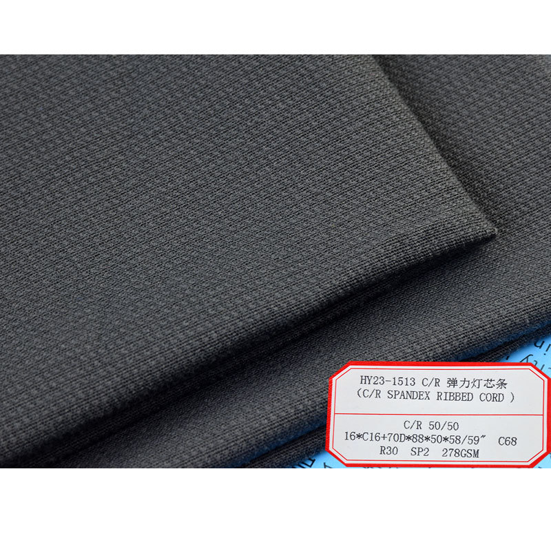 Cotton viscose elastic corduroy corn grain fabric corduroy fabric autumn and winter casual pants leggings cotton coat