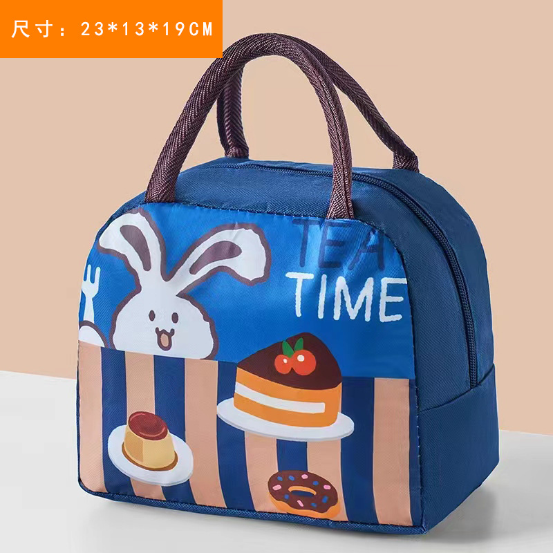 Picture of New fresh lunch box bag thickened aluminum foil insulation cold cartoon lunch bag student portable insulation lunch bag