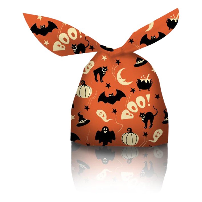 New Rabbit Ears Snowflake Crisp Nougat Packaging Bag Candy Cookie Bag Baking Halloween Rabbit Bag