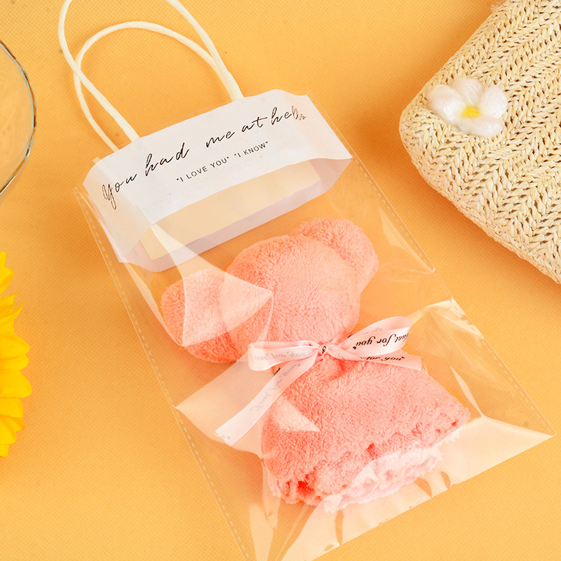 Picture of Coral fleece creative towel bear companion gift wedding birthday holiday business graduation gift wholesale