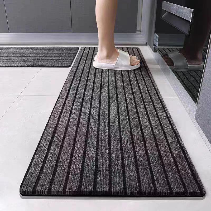 Picture of Seven striped carpet household kitchen bathroom commercial large-area door mat hotel corridor stair mat non-slip