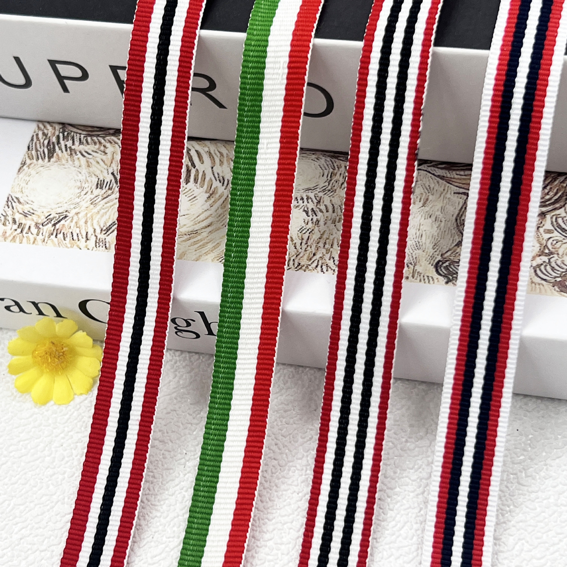 Inter-color Jacquard Ribbon Home Textile Bags Shoes and Hats Thread Cap Bags with Clothing Accessories Large Price Excellent New in stock