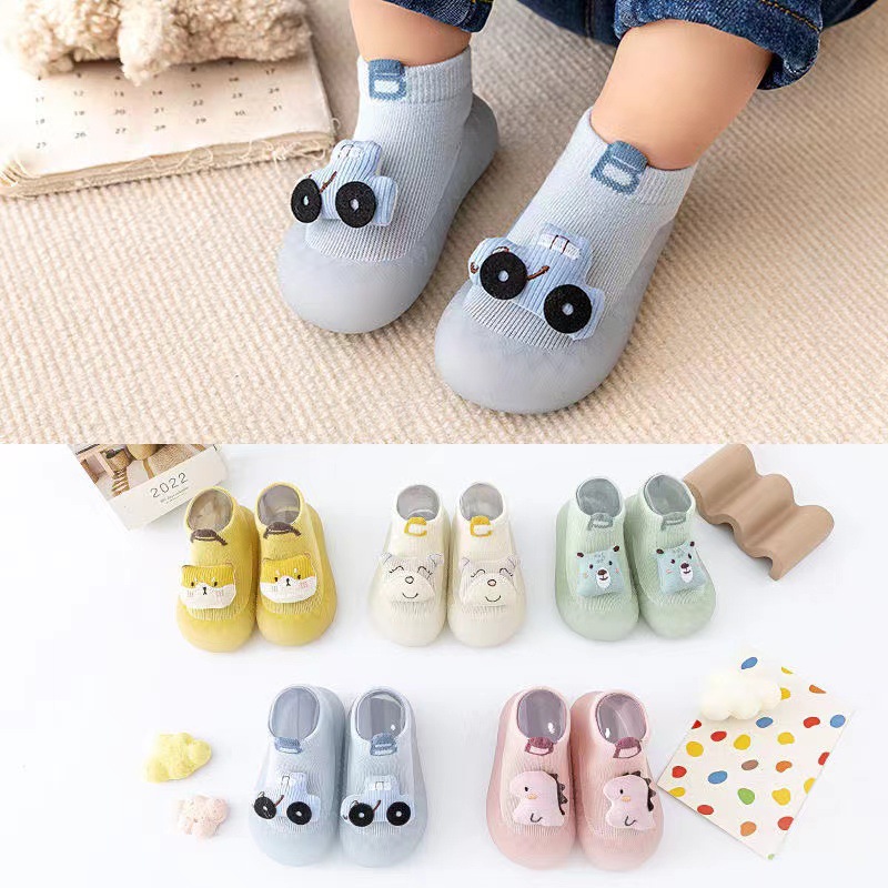 Baby Floor Shoes Men's Spring and Autum Floor Socks Shoes 0-1-3 Years Old Non-Slip Soft Bottom Infant Shoes for Girls