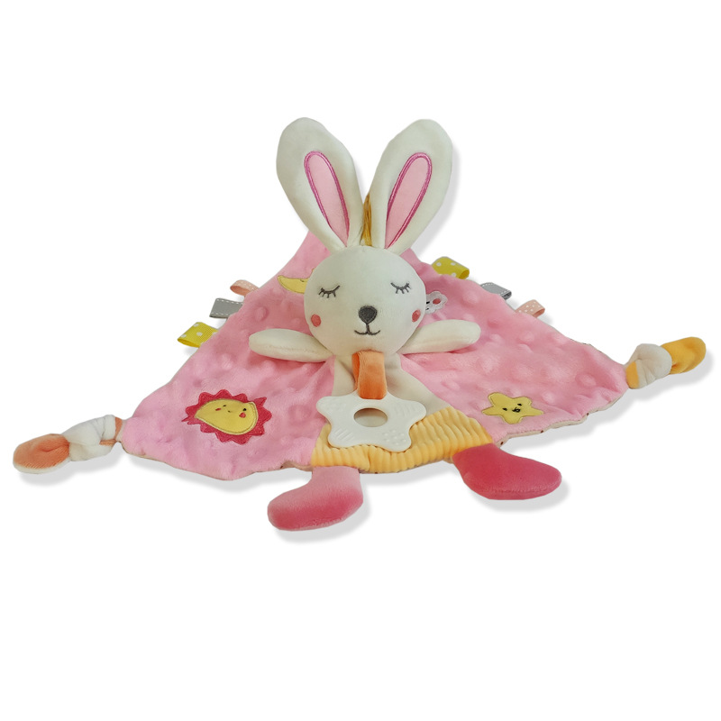 Picture of Baby early education puzzle anting towel bean label can be imported bite baby soothing sleeping doll manufacturers direct supply