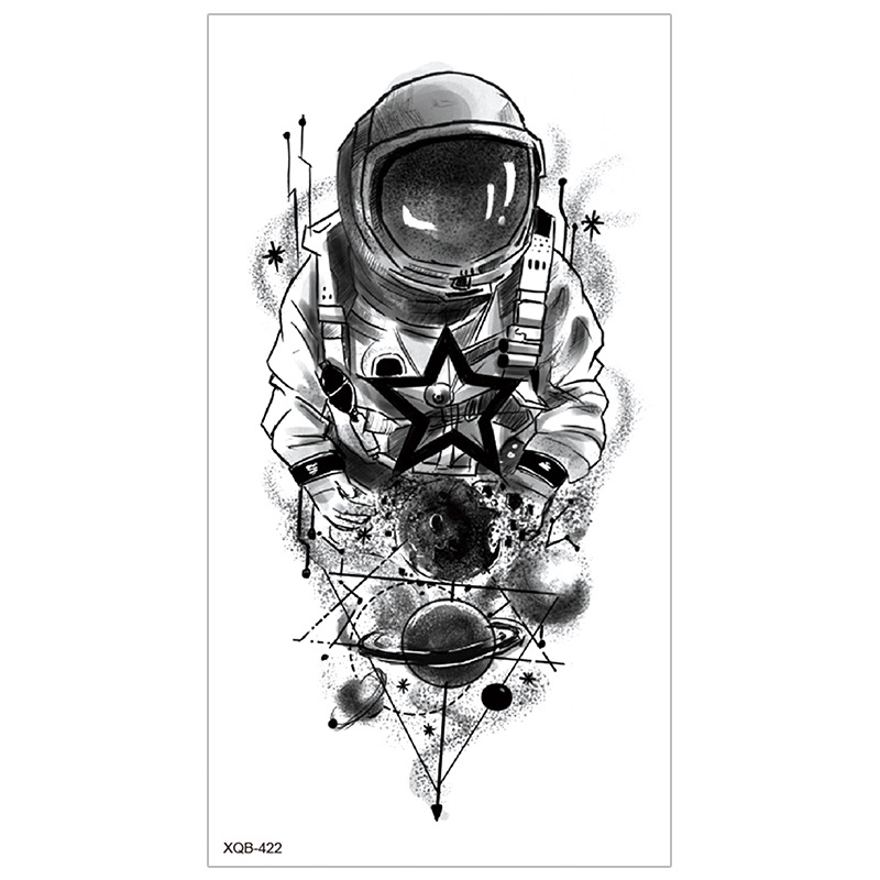 Picture of New Half Arm Tattoo Stickers Cross-border Amazon Hot Selling Set Dark European and American Realistic Waterproof Tattoo Stickers Wholesale
