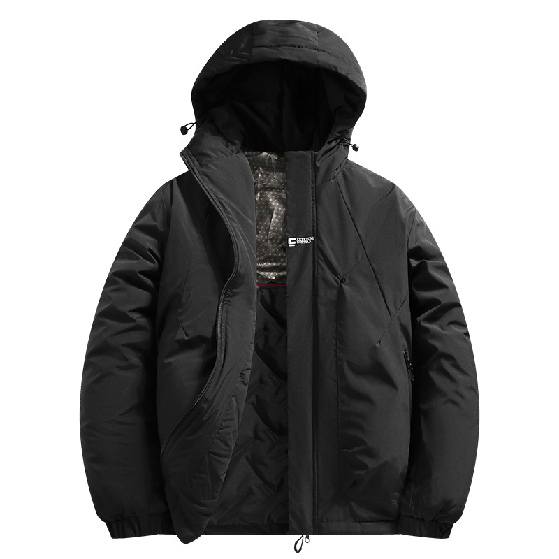 24 New Couple New fleece-lined Jacket Outdoor Thickened Windproof Waterproof Cotton Clothes Sports Jacket Mountaineering Jacket Three