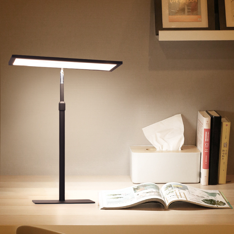 Full spectrum led eye protection desk lamp for students dormitory children learning anti-myopia desktop reading homework lamp