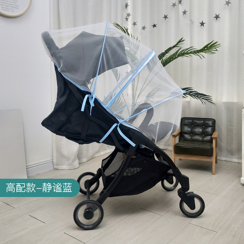Picture of Trolley Mosquito Net Baby Full Cover Universal Baby Mosquito Cover Encryption Mesh Hood Baby Waler Artifact