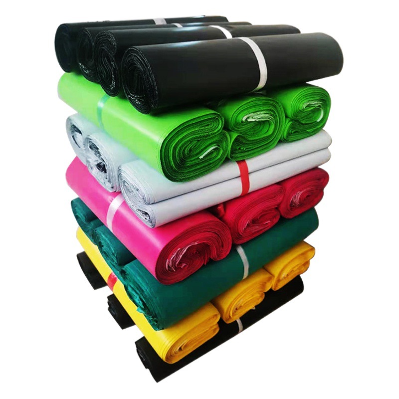 Black express bag wholesale express packing bag self-adhesive bag new material white logistics waterproof packaging bag thickened