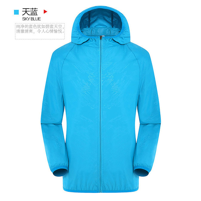 Picture of Sun Protection Clothing for Men and Women, Lightweight Outdoor Skin Windbreaker, Fishing Advertising Shirt with Printed Logo, Summer Sun Protection Clothing