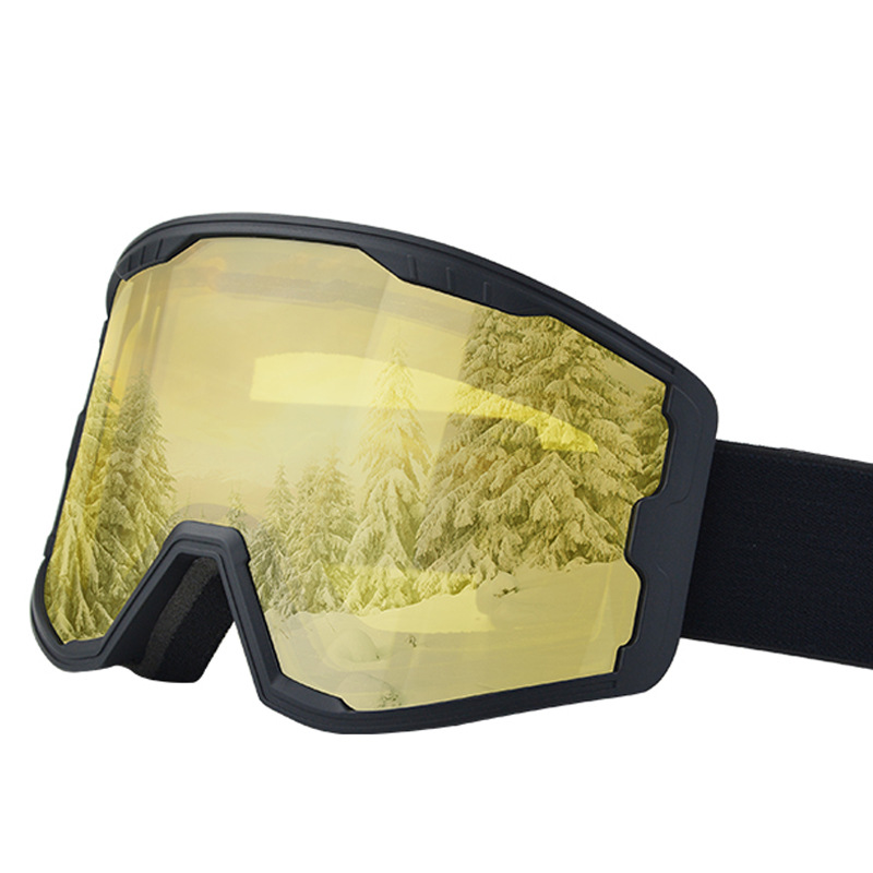 Picture of 2025 Large Cylindrical Ski Glasses Double-Layer Anti-Fog Large Field of View Snow Goggles Mountaineering Goggles Ski Goggles # 7073