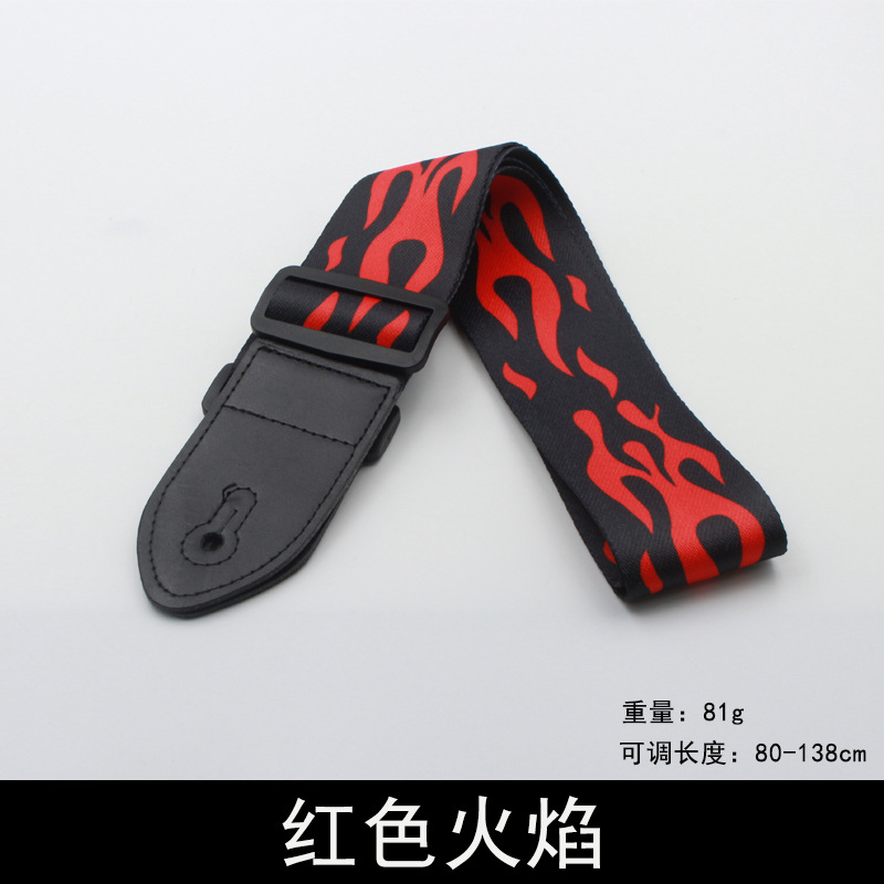 Picture of Guitar Strap Guitar Strap Widened Electric Guitar Strap Polyester Folk Guitar Shoulder Strap Bass Guitar Strap