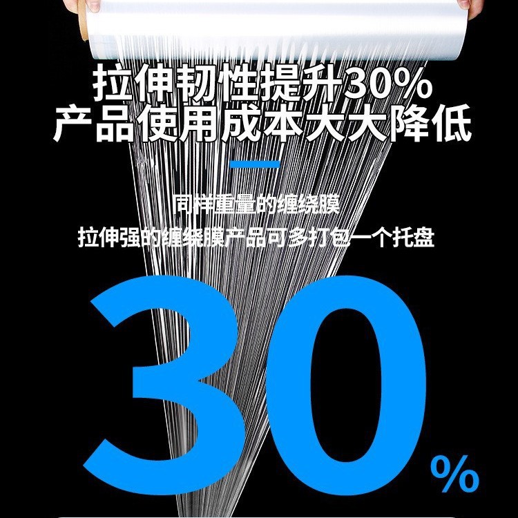 Picture of Pe Black Stretch Film Packaging Film Black Film Stretch Film Logistics Industrial Shading Packaging Protective Film Fresh-Keeping Film