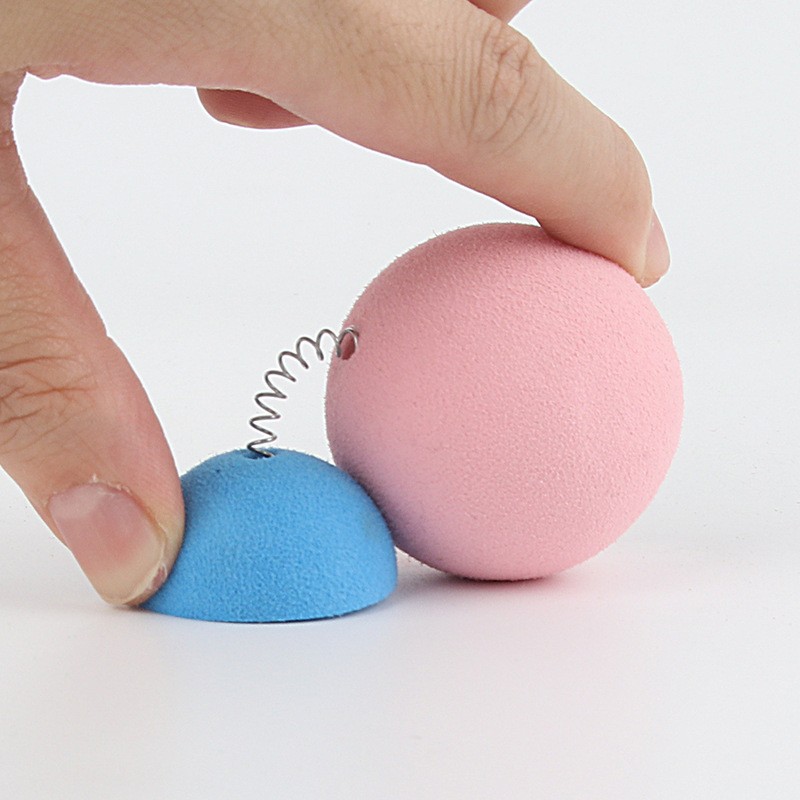 in stock color EVA sponge elastic ball children's boxing speed reaction ball change ball eva golf ball