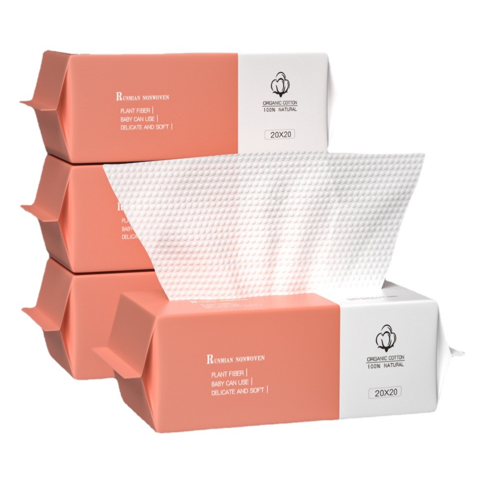 Disposable face towel pure cotton thickened cotton soft towel removable cleansing face towel wet and dry dual-purpose makeup remover tissue