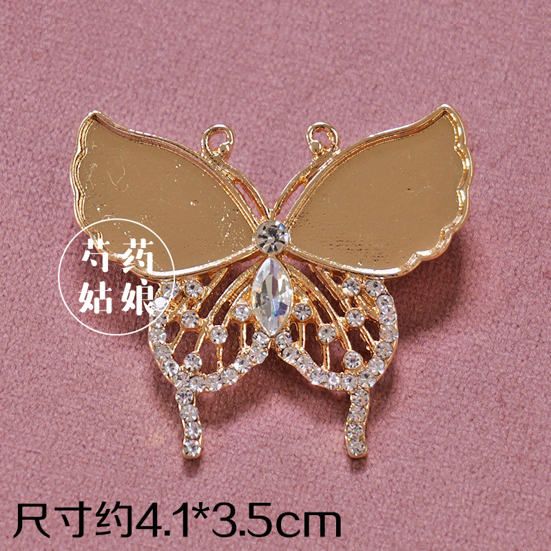 Picture of New Product Mother-Of-Pearl Brooch Jewelry/Intangible Cultural Heritage National Style Dot Green Base Embryo/National Style Holiday Event Handmade DIY Materials