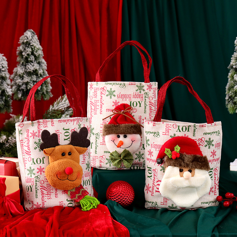 Christmas decoration supplies Christmas gift bag Christmas shopping mall hotel bookstore children decoration gift bag