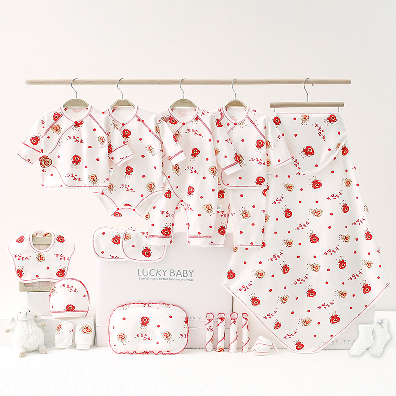 Picture of Baby clothes autumn and winter newborn gift box newborn suit newborn baby full moon meet gift supplies