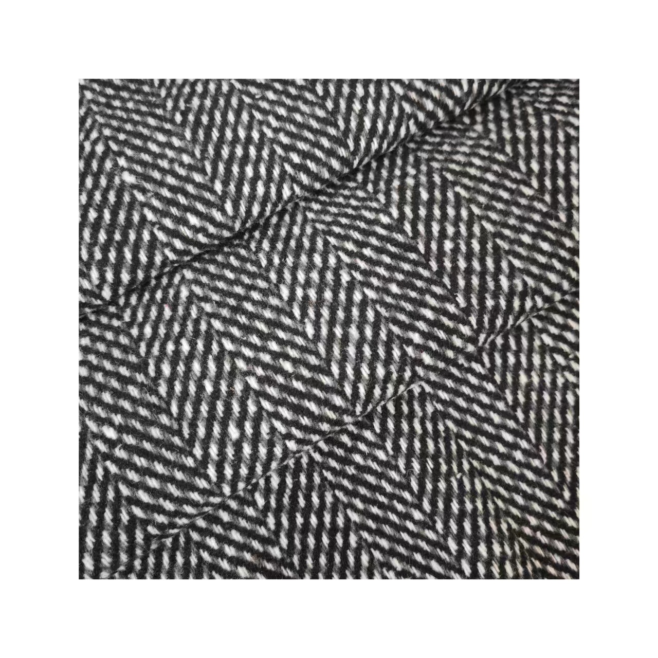 Picture of Shaoxing factory in stock autumn and winter herringstone overcoat suit fashion shoes and hats luggage herringstone woolen fabric