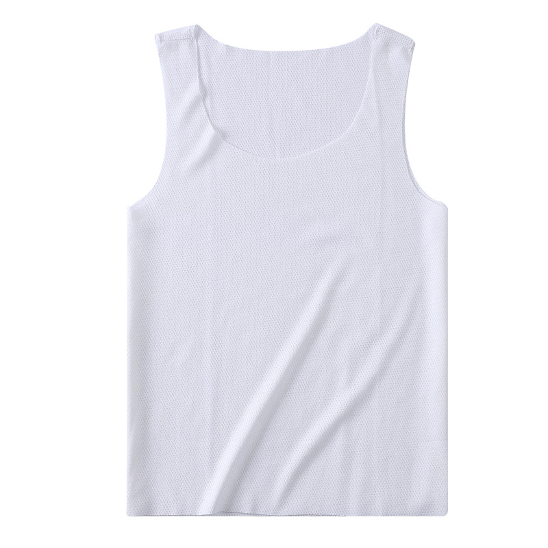 Picture of Children's Seamless Mesh Vest Thin Sleeveless Shirt for Boys and Girls Cool Boneless Breathable Bottoming Shirt Pajamas Wholesale