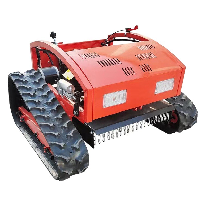 Remote Control Crawler Lawn Mower, Agricultural Orchard All-Terrain Weeder, Garden Landscaping Crawler Lawn Trimmer