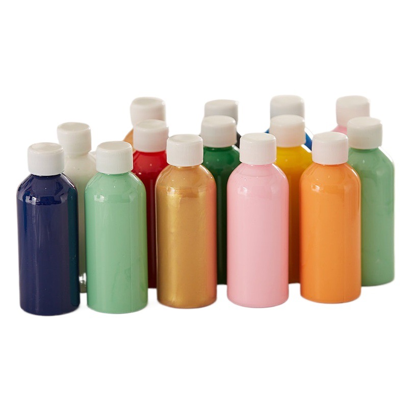 Green Ji Painting Material High Brightness Quick-drying Fluid Bear Pigment Acrylic Pigment Fluid Violence Bear Pigment Fluid Pigment Handmade