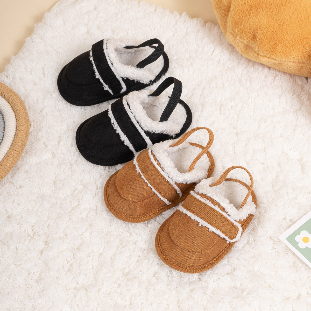 Picture of Cross-border foreign trade autumn and winter baby shoes warm slippers fashion home baby toddler shoes baby shoes