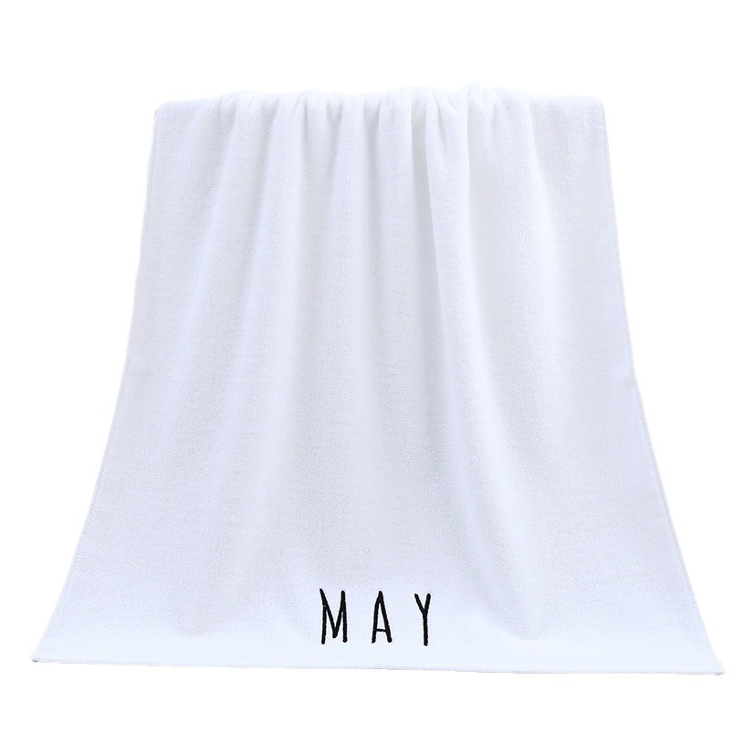 Thickened month bath towel pure cotton adult high quality bath towel gifts can be used as logo