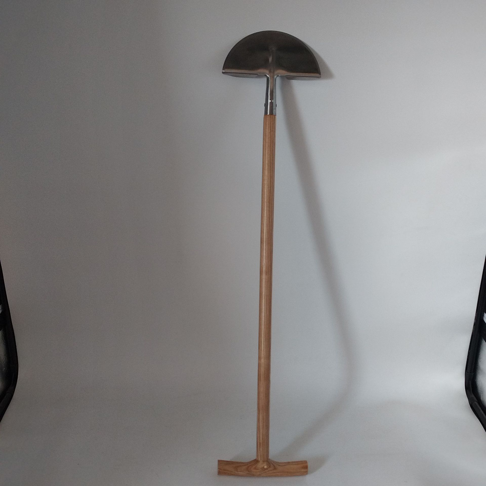 Shovel Manganese Steel Shovel Original Color Steel Shovel Square Head Wooden Handle Construction Site Shovel Board Shovel Large Shovel with Handle Square Shovel