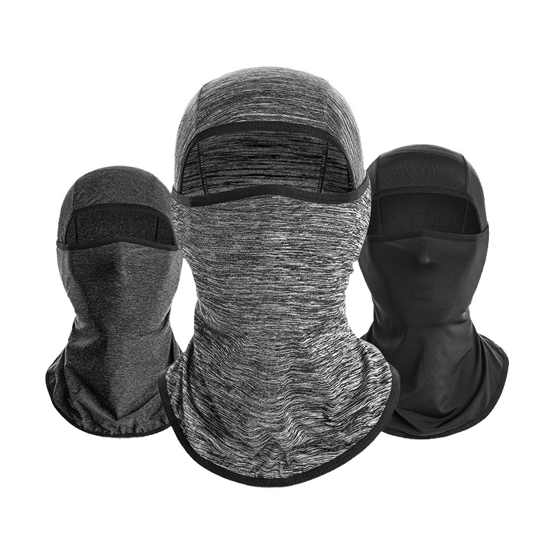 Ice Silk Sun Protection Hood Mask Summer Outdoor Cycling Motorcycle Breathable Sun Protection Face and Neck Cycling Mask